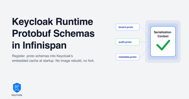 Runtime Protobuf Schemas in Keycloak's Embedded Infinispan